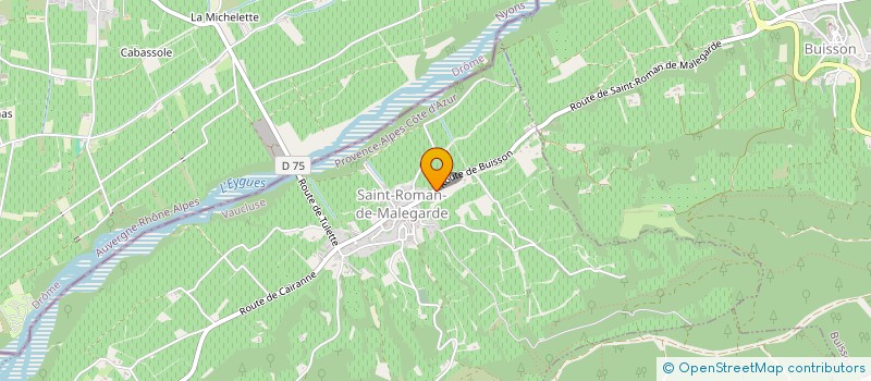 localisation de l'entreprise GPF CARRELAGE  SAINT-ROMAN-DE-MALEGARDE