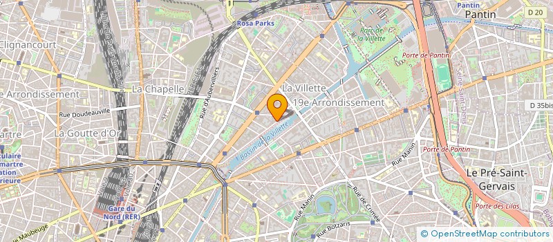 localisation de l'entreprise GPF COMMUNICATION  PARIS