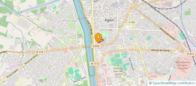 localisation de l'entreprise GPF CONSEIL à AGEN