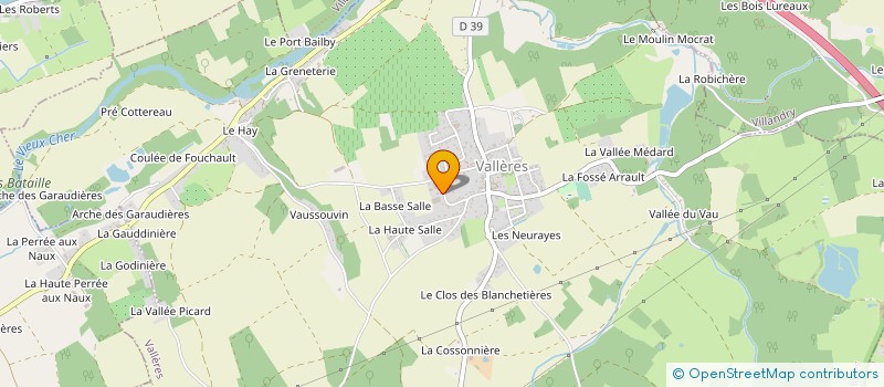 localisation de l'entreprise GPF-FRANCE à VALLERES
