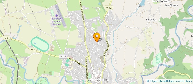localisation de l'entreprise GPF IMMO  SAINT-GALMIER