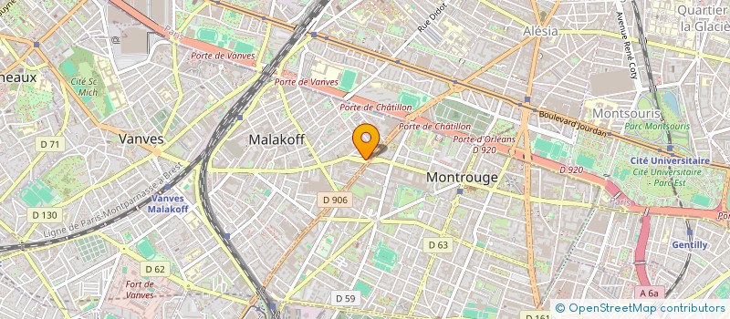 localisation de l'entreprise GPF RENOVATION à MALAKOFF