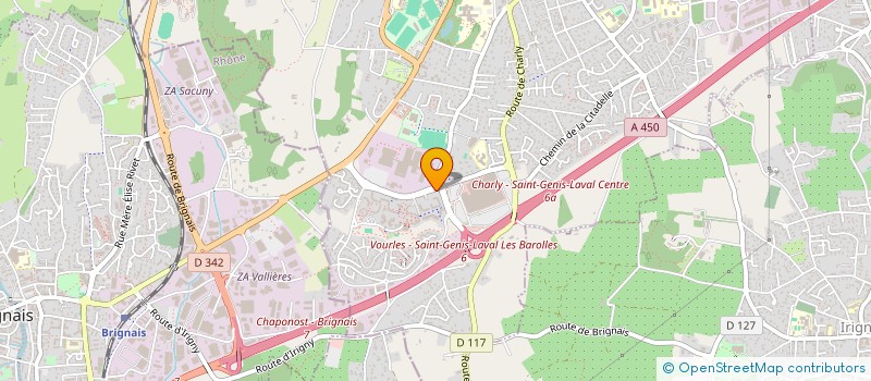 localisation de l'entreprise GPF SAINT GENIS à BANDOL