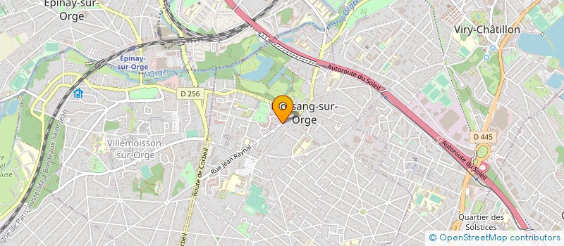 localisation de l'entreprise GPF SERVICES à MORSANG-SUR-ORGE