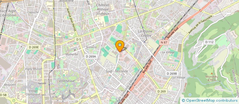 localisation de l'entreprise GPG  SAINT-MARTIN-D'HERES