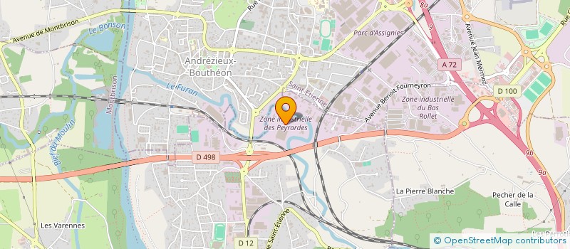 localisation de l'entreprise GPGM PAD FONCIERE  SAINT-JUST-SAINT-RAMBERT