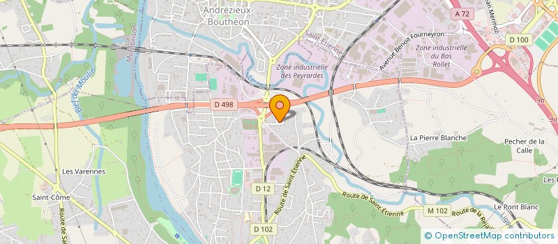 localisation de l'entreprise GPGM SD FONCIERE  SAINT-JUST-SAINT-RAMBERT