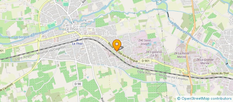 localisation de l'entreprise GPGS à LE THOR