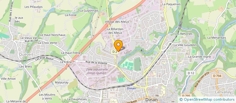 localisation de l'entreprise GPH  QUEVERT