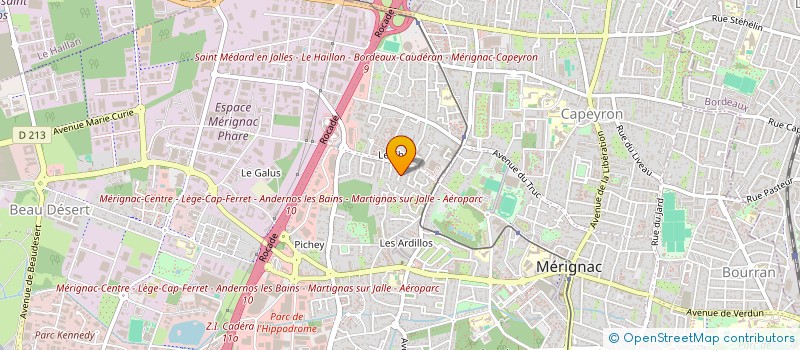 localisation de l'entreprise GPHC  LE HAILLAN