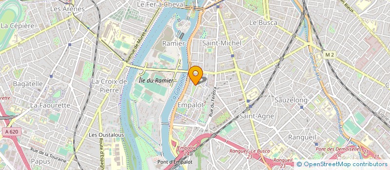 localisation de l'entreprise GPHJ ET COMPAGNIE à TOULOUSE