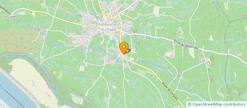 localisation de l'entreprise GPI  CHATEAUNEUF-DU-PAPE