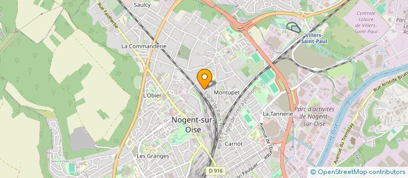 localisation de l'entreprise GPI  NOGENT-SUR-OISE