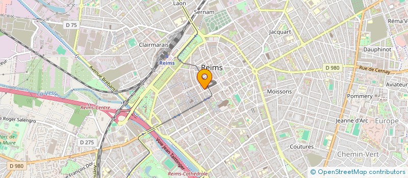 localisation de l'entreprise GPI FRANCE  REIMS