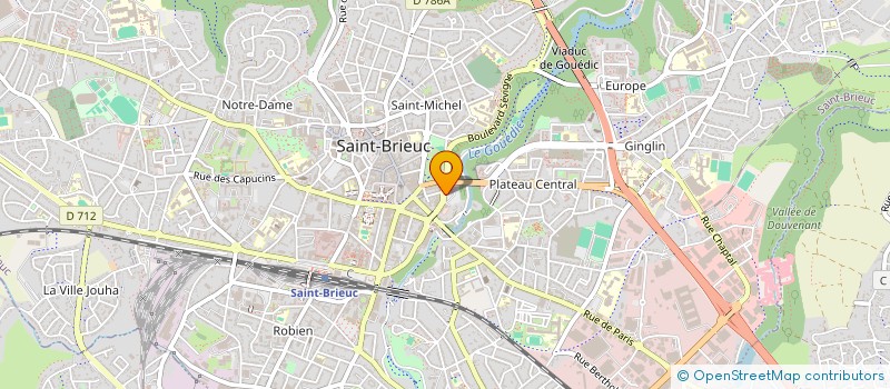localisation de l'entreprise GPI INTERET TOURISTIQUE REGION ST BRIEUC à SAINT-BRIEUC