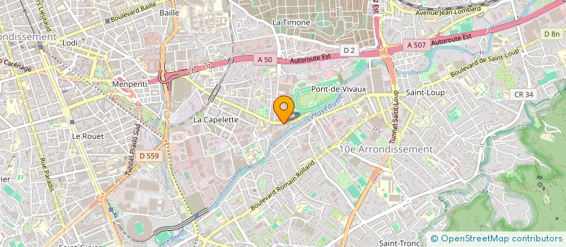 localisation de l'entreprise GPI INTERNATIONAL à MARSEILLE