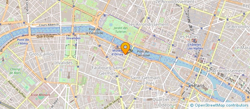 localisation de l'entreprise GPI MB6 à PARIS