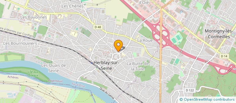 localisation de l'entreprise GPI MBA  HERBLAY-SUR-SEINE