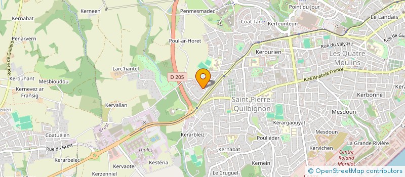 localisation de l'entreprise GPIV WAGNER  BREST