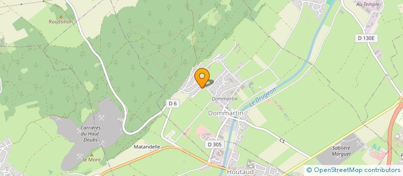 localisation de l'entreprise GPJ INVEST  DOMMARTIN