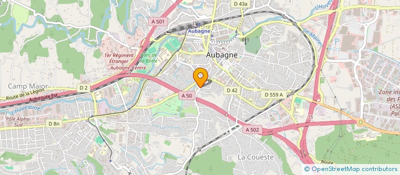 localisation de l'entreprise GPJ NAIS  GEMENOS