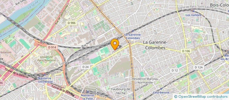 localisation de l'entreprise GPJP à LA GARENNE-COLOMBES