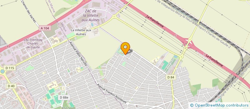 localisation de l'entreprise GPL+  MITRY-MORY