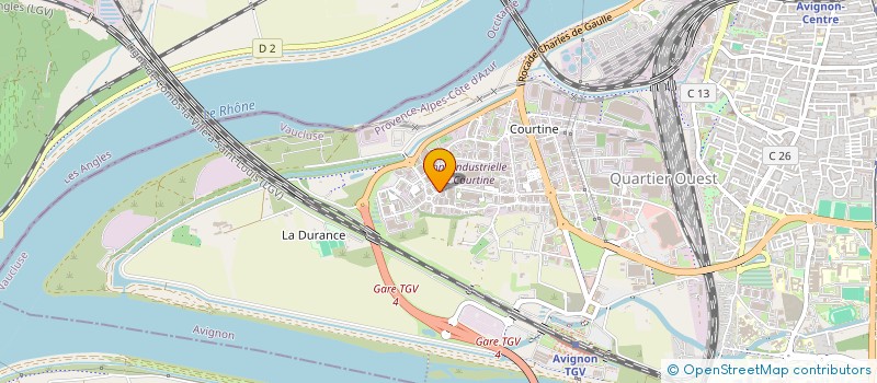 localisation de l'entreprise GPL à AVIGNON