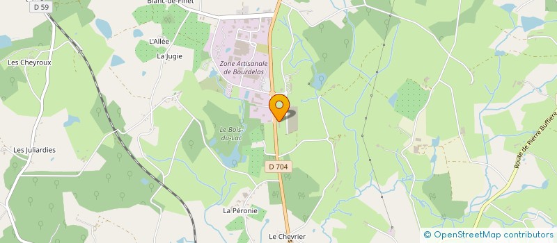localisation de l'entreprise GPL à SAINT-YRIEIX-LA-PERCHE