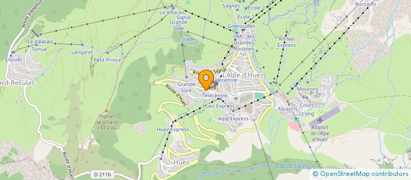 localisation de l'entreprise GPL  HUEZ