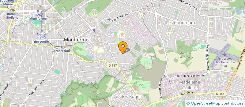 localisation de l'entreprise GPL BAT à MONTFERMEIL