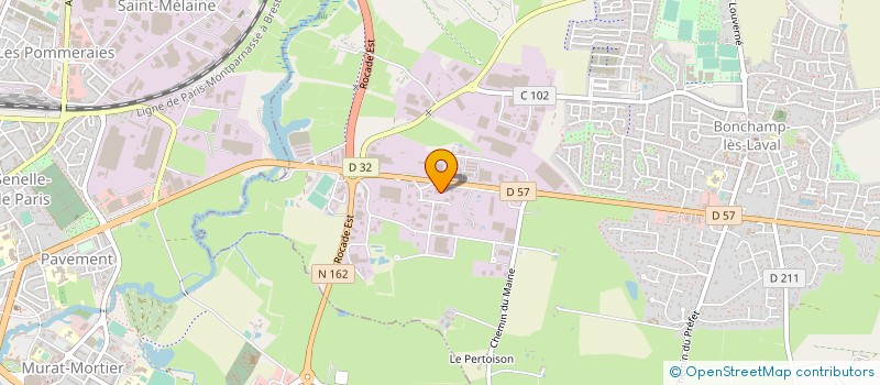 localisation de l'entreprise GPL EVOLUTION à BONCHAMP-LES-LAVAL