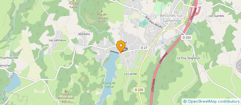 localisation de l'entreprise GPL WALTON à BESSINES-SUR-GARTEMPE