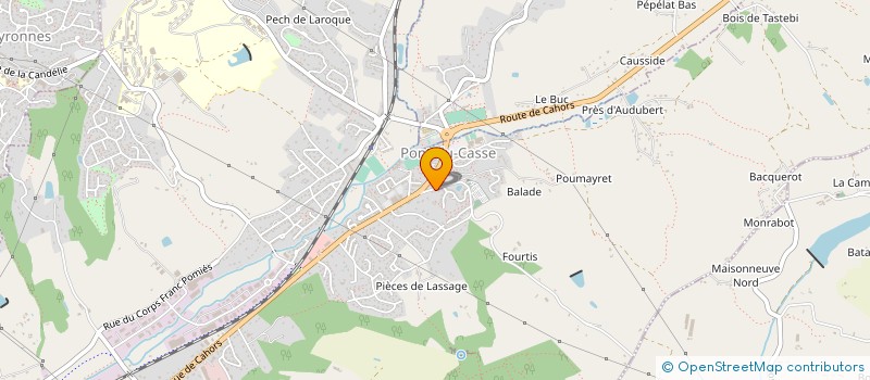 localisation de l'entreprise GPLC  PONT-DU-CASSE