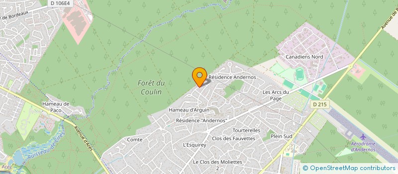 localisation de l'entreprise GPLCG  ANDERNOS-LES-BAINS