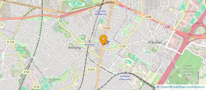localisation de l'entreprise GPLE à ANTONY