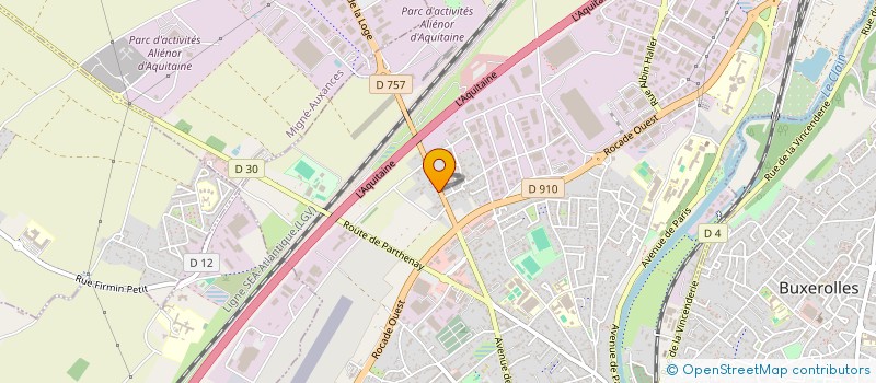 localisation de l'entreprise GPLOUP à POITIERS