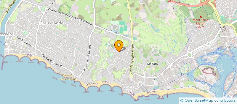 localisation de l'entreprise GPLUS  AGDE