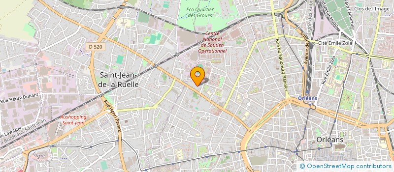 localisation de l'entreprise GPM 18-45 à ORLEANS