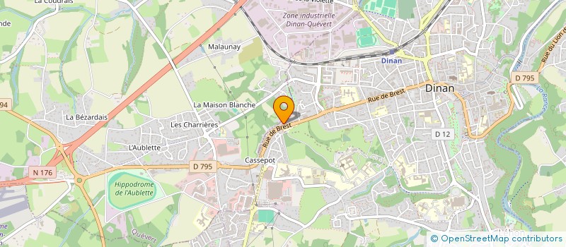 localisation de l'entreprise GPM à DINAN