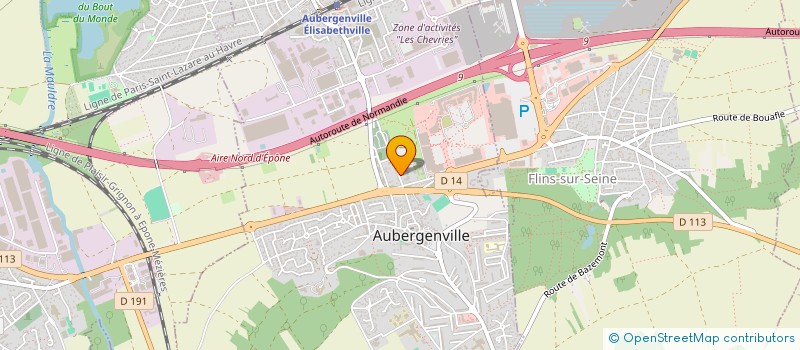 localisation de l'entreprise GPM  AUBERGENVILLE