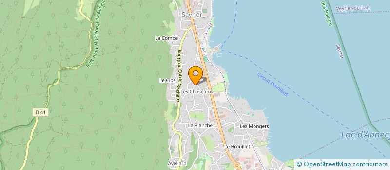 localisation de l'entreprise GPM  SEVRIER