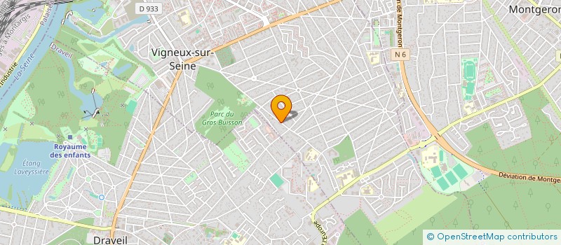 localisation de l'entreprise GPM à VIGNEUX-SUR-SEINE