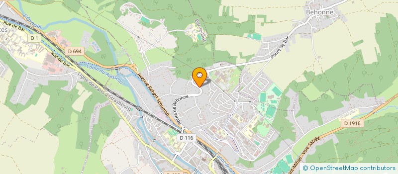 localisation de l'entreprise GPM DE LA MEUSE  BAR-LE-DUC