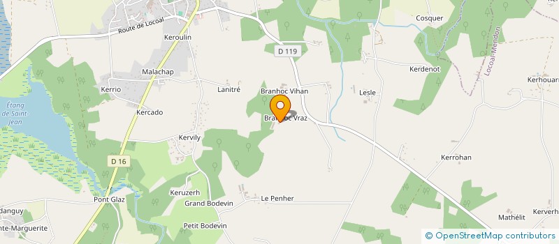 localisation de l'entreprise GPM DE LA RIA  LOCOAL-MENDON