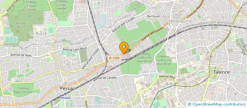 localisation de l'entreprise GPM DIFFUSION  PESSAC