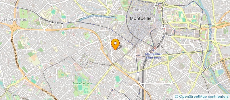 localisation de l'entreprise GPM DISTRI à MONTPELLIER