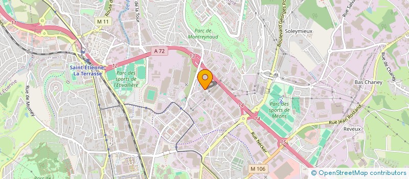 localisation de l'entreprise GPM DISTRIBUTION à SAINT-ETIENNE