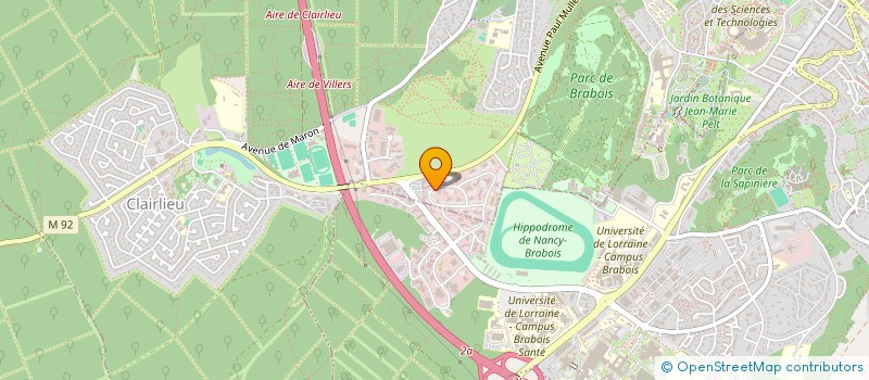 localisation de l'entreprise GPM ENTRAIDE 54  VILLERS-LES-NANCY