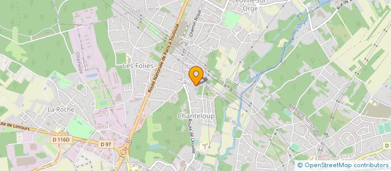 localisation de l'entreprise GPM GENERAL DE PEINTURE à SAINT-GERMAIN-LES-ARPAJON